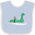 thumbnail image 3 of Inktastic Nessie Shark Boys or Girls Baby Bib, 3 of 4