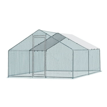 UBesGoo Large Metal Chicken Coops Chicken Cage House Hen House 13 ft x 10 ft
