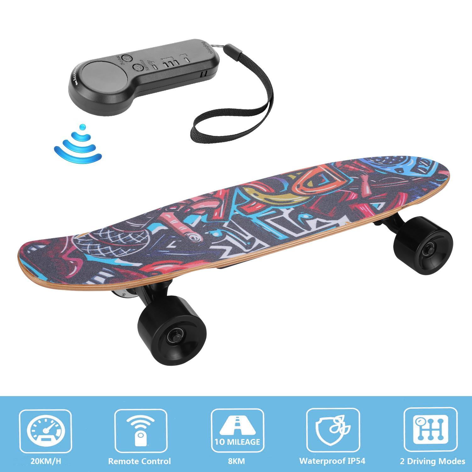 350W Electric Skateboard Longboard 20km/h E-Skateboard w/ Remote Control DHL
