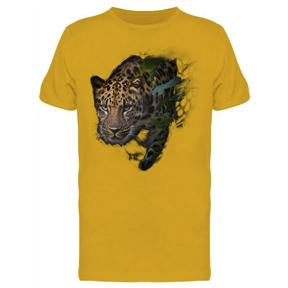 Sticker Of Leopard T-Shirt Men -Image by Shutterstock, Male x-Large