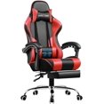 thumbnail image 1 of Gaming Chair, Computer Chair with Footrest and Lumbar Support, Height Adjustable Game Chair with 360&deg;-Swivel Seat and Headrest My Lux Decor Round, 1 of 12