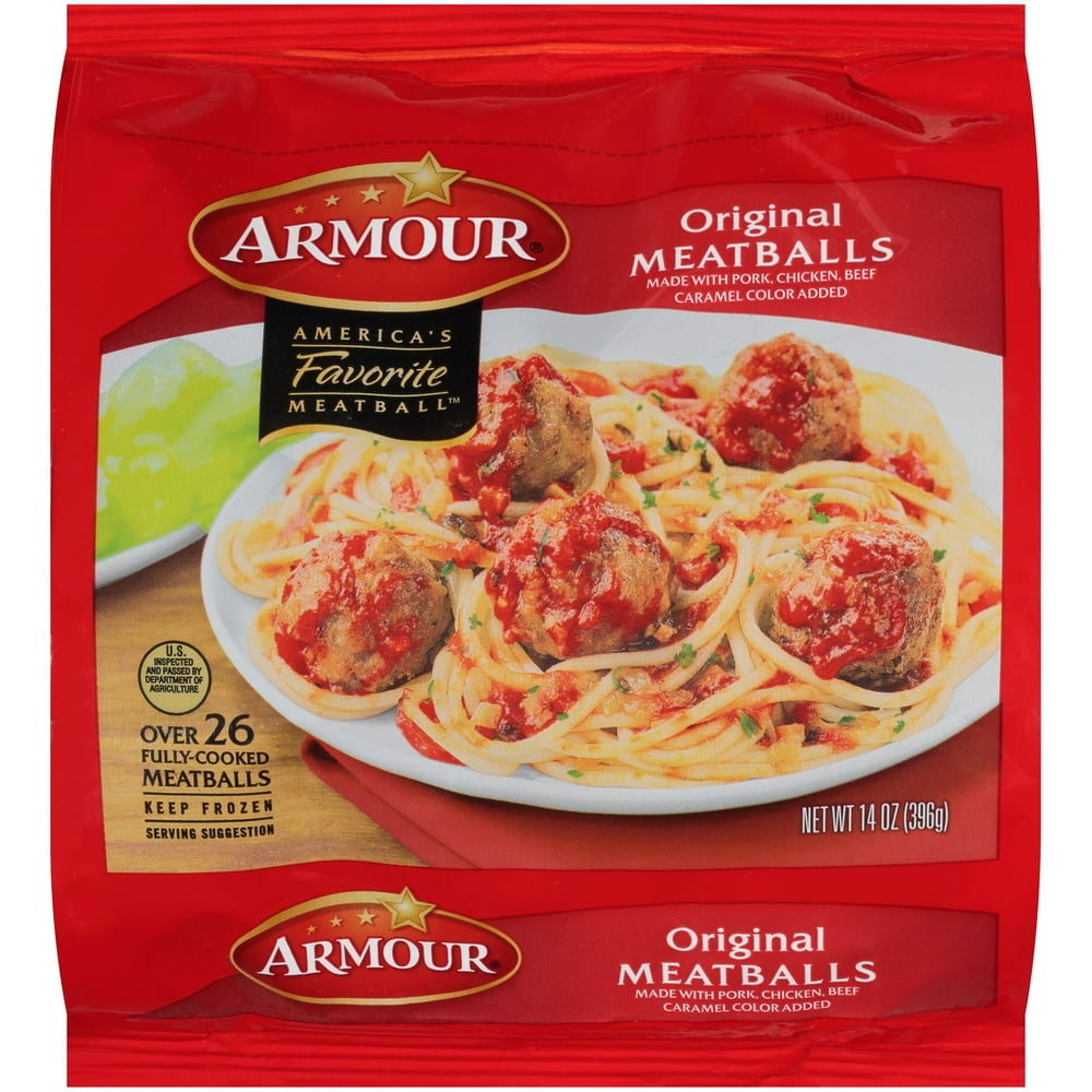 Armour Original Frozen Meatballs, 14 Oz