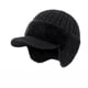 thumbnail image 1 of Sombrero tejido resistente al frío | Diseño de tapa para orejas 3 en 1 | Forro polar de visón de doble capa y resistente al viento, transpirable | Absorbente de humedad | Calor al aire libre en, 1 of 4