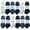 Asst Colors, variant on 12 Pair Men's Low Cut Ankle Socks Thin Comfortable Lightweight Breathable Wholesale Bulk Sport Socks