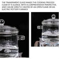 thumbnail image 5 of High Borosilicate Glass Mini Bowl - Open Flame Heating Crock for Cooking, Microwave Safe Soaking Bowl, Perfect for Noodles & Small Meals, Durable Kitchen Bowl, B, 8.3*6.7in, 5 of 5