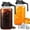 Black, variant on TURJGKSG 2 Pack 64OZ Mason Jars with Lid,2 Quart Glass Water Pitcher with Lid, Airtight Seal for Great for Iced Tea,Juice,Milk,Coffee,Sun Lemonade,Blue