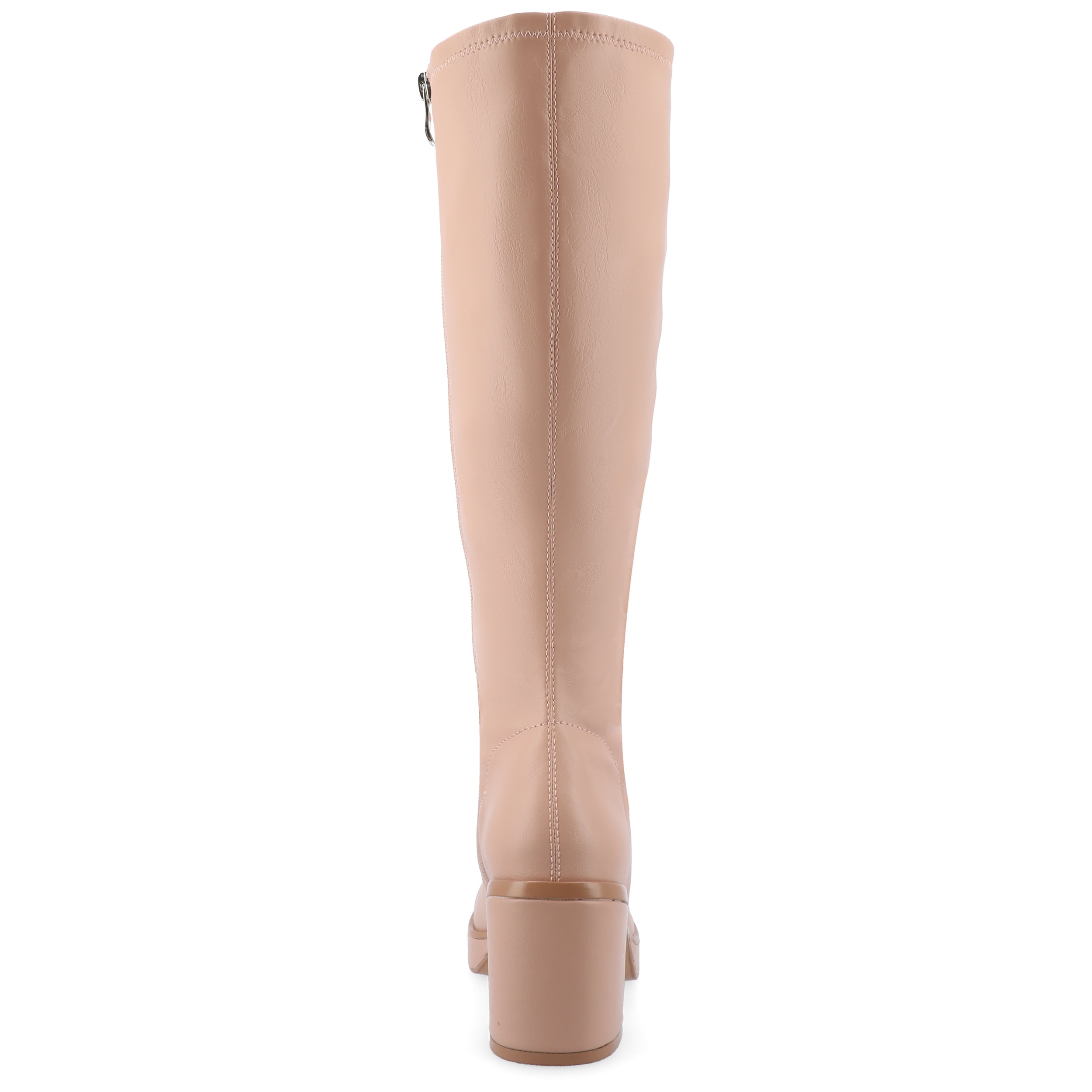 Journee Womens Alondra Platform Square Toe Boots