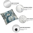 thumbnail image 6 of NIJIANKEHAN Cushion Throu Pillow for Christmas - Winter Snowman and Xmas Chrismtas, 6 of 7