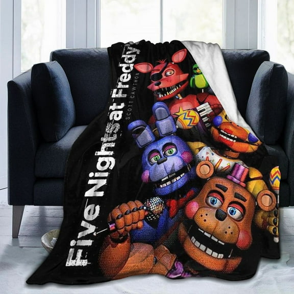 Five Nights At Freddy'S Ultra-Soft Micro Fleece Blanket Cozy Blanket Thick Warm Plush Throw Blanket Sofa Cushion 60"X50"