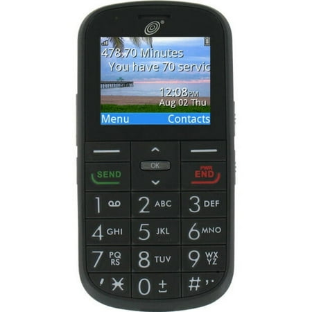 TracFone ALCATEL A382G Feature Phone, 2" LCD220 x 176, 3G, Black