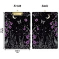 thumbnail image 5 of FORMRS Acrylic Clipboard with Low Profile Clip Standard A4 Letter Size, 12.5" x 9", Gothic Floral Print, 5 of 8