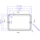 thumbnail image 2 of Accesorios del tanque resina de la impresora 3D para la impresora 3D de la pantalla de 5.5 / 6.3inch Macarena Tanque de resina de tina, 2 of 8