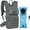 Grey, variant on Klamerit 17L Hydration Backpack with 3L TPU Water Bladder, Water Backpack Hydration Pack for Hiking Cycling, Molle Compatible Water Backpack
