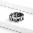 thumbnail image 4 of Anillo Giratorio Bagua Sonducket Moda Punk Acero Titanio, 4 of 6