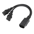 thumbnail image 2 of C14 To 2 X C13 Y Splitter Adapter IEC320 C14 To 2 X C13 Female Power Cords Wear Resistant Waterproof For Digital Cameras, 2 of 8