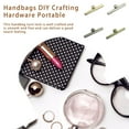 thumbnail image 4 of stanreset Simple Design Purse Turn Lock Tote Handbag Zinc Alloy Closure Clasp Portable Bag Locks Handmade Handicraft Hardware Silver, 4 of 9