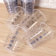 thumbnail image 1 of 50 Uds vasos calibrados 600ML vasos transparentes desechables flexibles PP para hornear cocinar, 1 of 6
