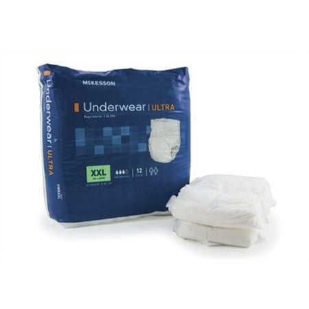 Adult Disposable Ultra Underwear Diaper, 2X-LARGE, Heavy Absorbency ...