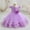 Purple, variant on Ones Piece Dress for Kid Girls Dress Sleeveless Dress Skirts One Piece Skirt Set Blue Size 3Y