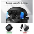 thumbnail image 3 of Suritch Protective Case for JBL Tune Flex Earbuds with Lid Lock, Carabiner, Cleaning Kit and Removal Tool, Black, 3 of 8