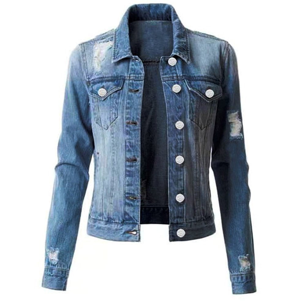 Veste jean doublée sale