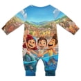 thumbnail image 2 of Luca Baby Long Sleeve Footless, Infant Playsuit Romper Jumpsuits for Boys Girls, 2 of 8