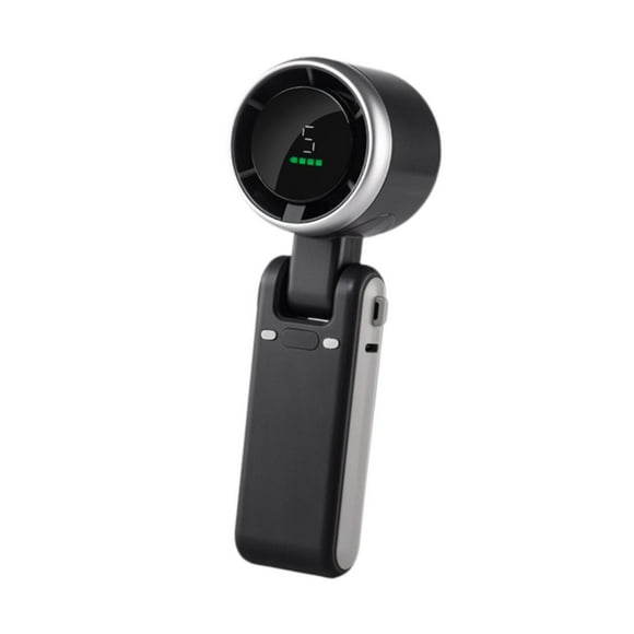 Mini Ventilador Macarena Portátil de Mano con Cordón Ventilador de Refrigeración Personal Gris