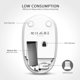 thumbnail image 4 of Ratón Inalámbrico de 1000 DPI, Mouse Móvil con Receptor USB, Botones Silenciosos, Adecuado para Computadora Portátil, Computadora de Escritorio blanco CUTICAT ratón de computadora ratón inalámbrico, 4 of 8