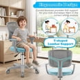 thumbnail image 5 of Furnibear Kids Chair Adjustable Desk Chair with Auto Brake Casters for Kids, Blue, 5 of 10