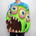 thumbnail image 4 of My Singing Monsters Unisex Sweater Long Sleeve Fall Casual Crewneck Tops Pullover Active Streetwear Fashion Sweatshirt L, 4 of 6