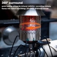 thumbnail image 3 of Chauffe-terrasse Extérieur Portable pour Camping, Réchaud à Gaz en Acier Inoxydable avec Sac de Rangement pour Camping en Plein Air, Randonnée, Sac à Dos, 3 of 8