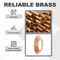 thumbnail image 4 of Uxcell Flare Gasket, 25 Pcs Fit for 1/2" Tube Size 45 Degree Copper Flared Pipe Fittings for Air Conditioner Refrigeration Accessories, 4 of 7