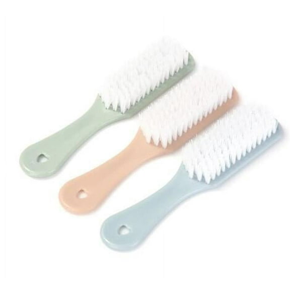 3-piece cleaning brush shoe brush household hard bristle shoe brush shoe brush brush to clean without damaging clothes and shoes soft brush household hard bristle shoe brush laundry brush