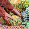 thumbnail image 5 of 1 par de guantes largos de jardinería-marrón XL, 5 of 5