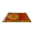 thumbnail image 2 of Ahgly Company Machine Washable Indoor Rectangle Persian Yellow Traditional Area Rugs, 3' x 5', 2 of 4