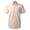 Ivory, variant on Allsense Men’s Short Sleeve Performance Stretch Wrinkle Resistant Dress Shirt, Red, X-Large
