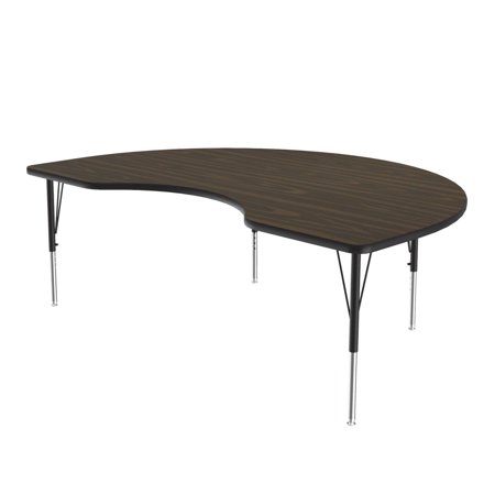 Correll Thermal Fused Laminate Top Activity Tables With Walnut A4872TF-KID-01