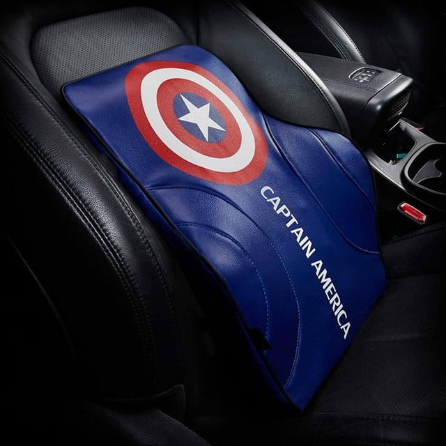 Suministros para el automóvil, cojín de respaldo para el asiento del automóvil, cojín de cintura con dibujos animados, cojín de apoyo para la cintura, cojín de espuma viscoelástica para