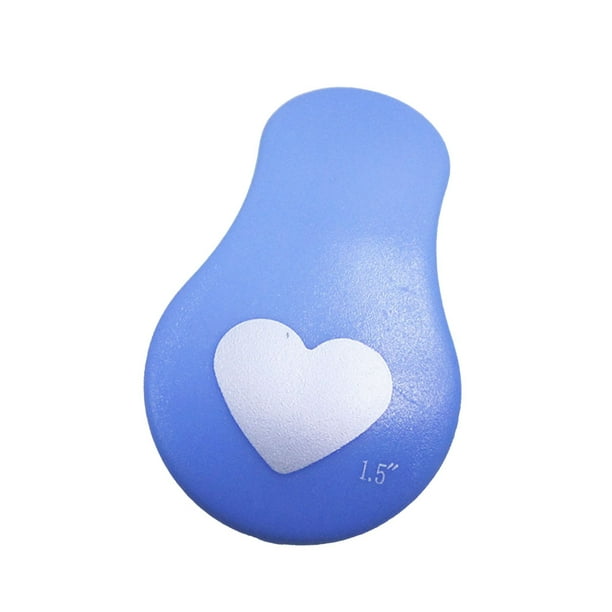 Perforadora de 3 piezas Riwesomey para álbum de recortes Accesorios de álbumes de fotos Material de laboratorio corazón 1.5