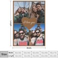 thumbnail image 4 of Fathers Day Personalised Gifts from Daughter Son-Custom Blanket with Photo Text-Customised Blankets-Multiple Colors Sizes Soft Flannel Blankets-Gifts for Dad Mum Grandma Grandfather, 4 of 6