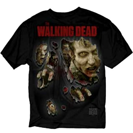 Walkers About To Rip Through Adult T-Shirt
