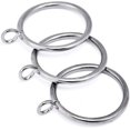 thumbnail image 4 of XINQIHANG Metal Curtain Rings with Eyelet 1.49\u201d Inner Diameter,Fits Up to 1 1/4-Inch Rod (Satin Nickel,72Pcs), 4 of 7
