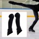 thumbnail image 1 of Calcetines sin pie para cubrir las botas de patinaje artístico. Calcetines para patinar sobre hielo. Calentadores de piernas para espectáculos y práct Negro, 1 of 8