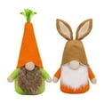 Easter Doll Carrot Rabbit Hat Cute Doll Ornaments Home Props Festival