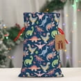 thumbnail image 5 of Xecao Dinosaur Print Burlap Gift Bags with Drawstring and Gift Tags, Gift Bags, Burlap Bags, Jute Bags for Party, Christmas, DIY Craft Bags-Medium, 5 of 9