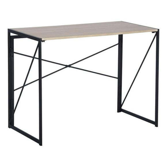 Homycasa 39 inch Home Office Desk Writing Computer Table Oak