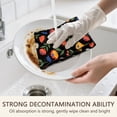 thumbnail image 5 of 2 Pcs Pioneer Flower Floral Print Pattern Kitchen Towels, Funny Microfiber Dish Towel Set, 18" X 26" Tea Towels, 5 of 6