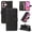 Black, variant on Allytechgroup Wallet Case for iPhone 16, Built-in Credit Card Slot & Lanyard RFID Blocking PU Leather Flip Case Shockproof Full Body Protective Cover for iPhone 16, Winered