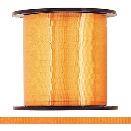 Color Curling Ribbon - Orange Curling Ribbon, Orange, 500yds
