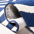 thumbnail image 3 of Safavieh Cambridge 3' X 5' Hand Tufted Wool Rug in Navy and Ivory, 3 of 4